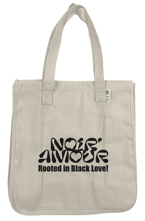“Rooted in Black Love” Hemp Market Tote